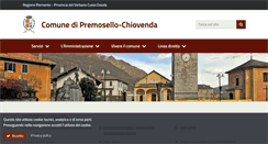 Desktop Screenshot of comune.premosello.vb.it